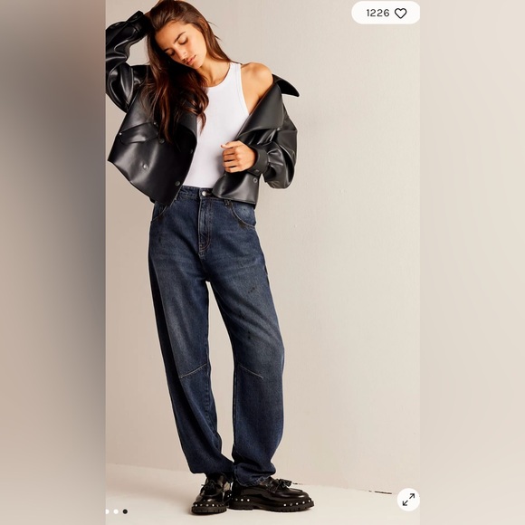 Free People Denim - NWOT Size 27 We The Free Augusta Barrel Jeans